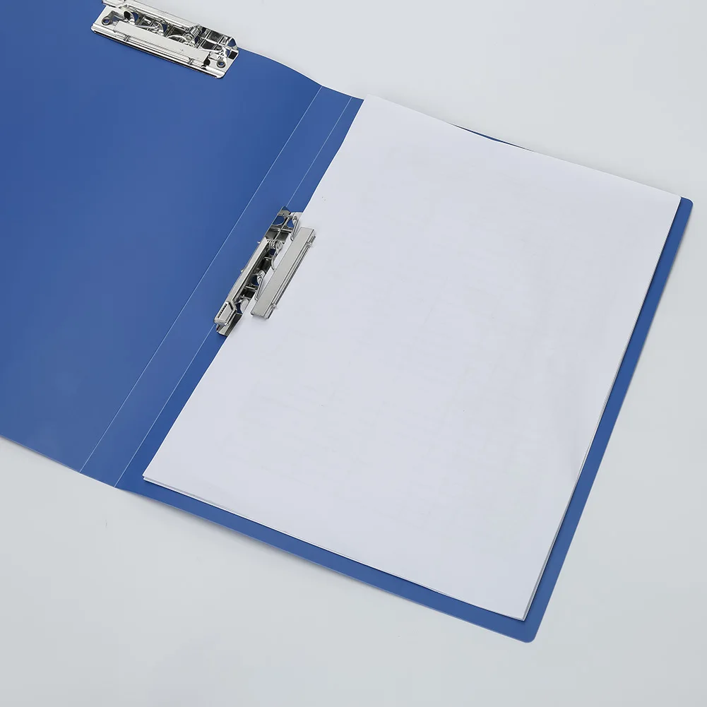 1 pcs A4 Folder Double Strong Clamp Insert File Folder Plate Clamp
