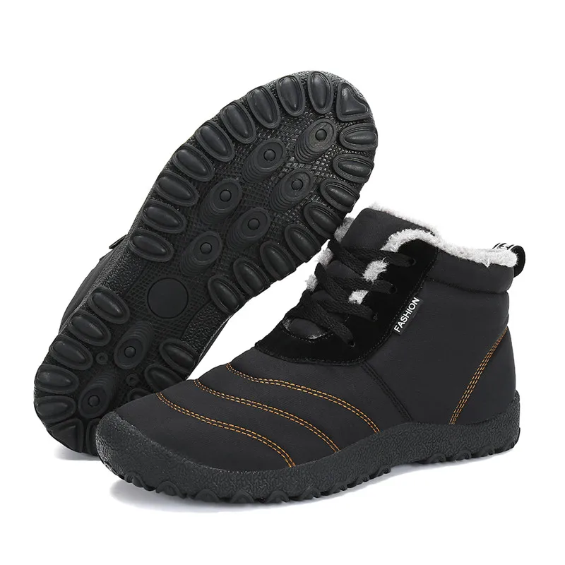

Christmas Winter Snow Boots Women Lace Up Shoes Warm Plush Flat Platform Ankle Boots Casual Shoes Ladies Botas Mujer Botte femme