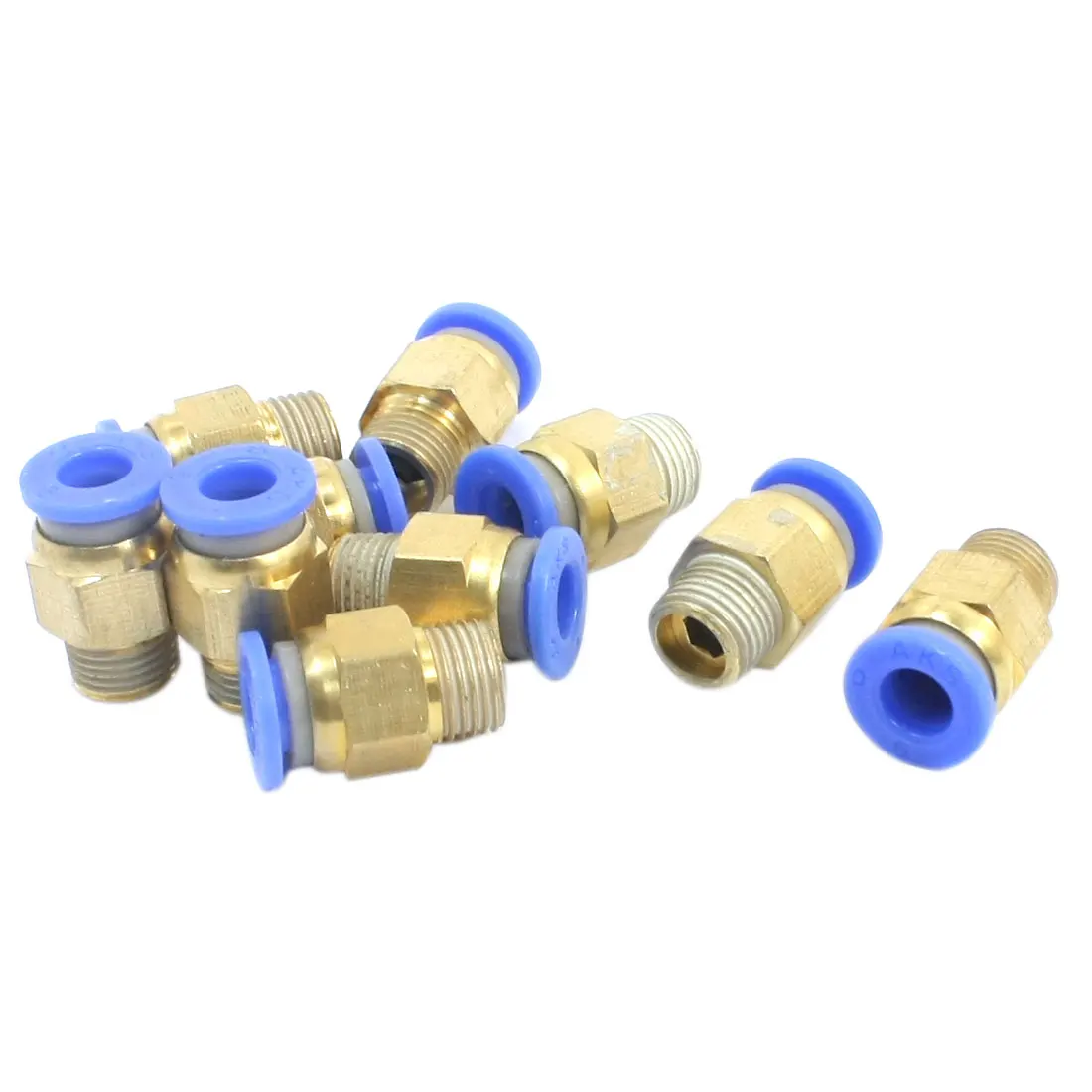 

UXCELL 10 Pcs 1/8 Pt Male Thread 6Mm Push In Tube Dia Pneumatic Air Quick Release Fitting Coupler Joint Connector Adapter