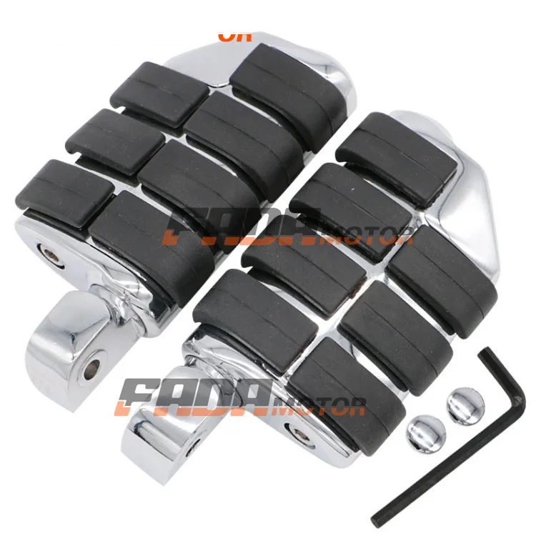 Rear Foot Pegs Footrest for Yamaha Stryker 11-18 V-Max 85-08 Road Wild Star XV1600 1700 Midnight Silverado 96-14 (098) | Автомобили и