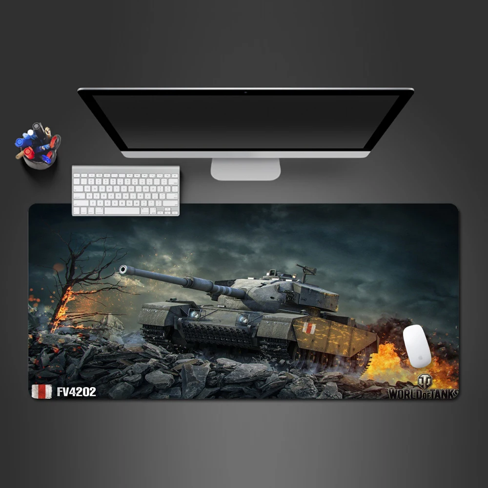 Горячая Прохладный World Of Tanks Мышь Pad Leopard Большой коврик для Мышь компьютер Мышь Pad Wot властная игровой Мышь коврики для Мышь игр