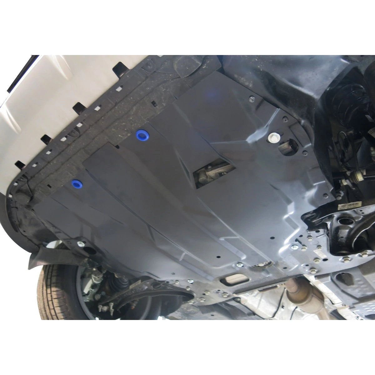Защита картера и КПП Rival 111.5855.1 (для Volkswagen Caddy (V - 1.6) 2015-н.в., крепеж в комплекте, сталь 2 мм)