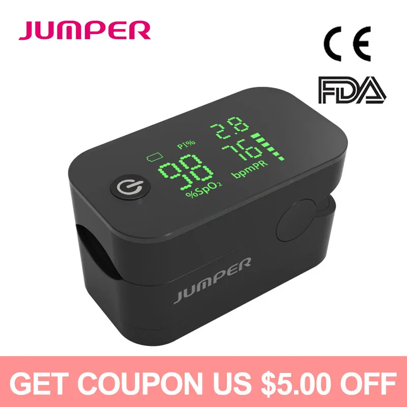 

Oximetro Fingertip Pulse Oximeter Blood Oxygen SpO2 Measurement LED Display Digital Test Oxygen Saturation High Quality