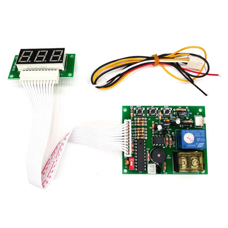 С белым свинцовым 3 значным таймером 40 см плата управления на монетах блок