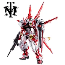 هواية أنيمي موبايل البدلة 1/100 MG MB نموذج Gundam Gundam ضلال الأحمر الإطار MBF-P02 عمل الشكل روبوت أطفال اللعب هدية الصندوق الأصلي(China)