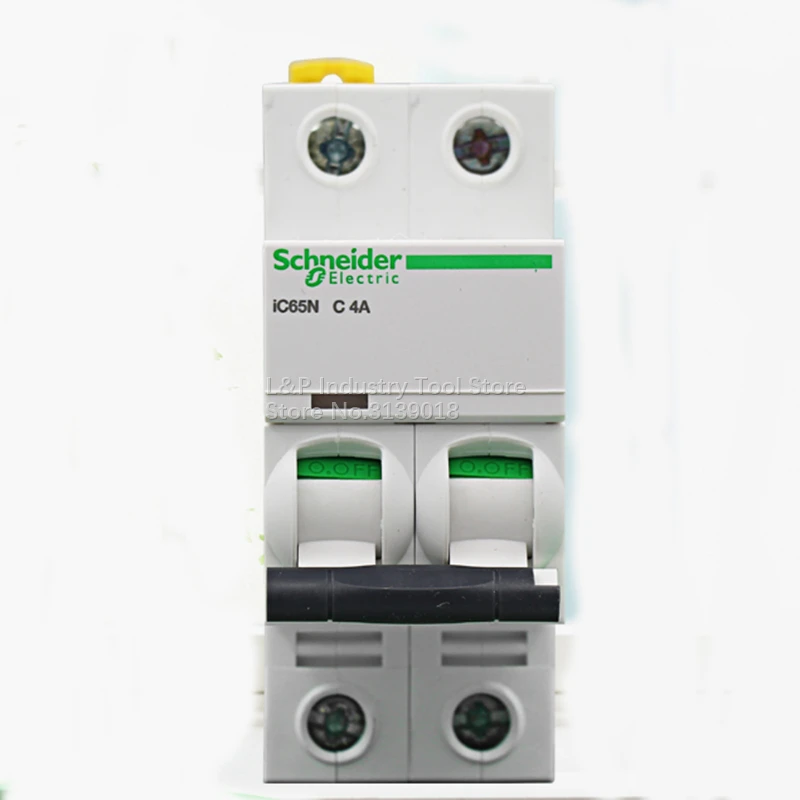 

Новый оригинальный Schneider Electric IC65N 2P C4A A9F18204 вакуумный мини-выключатель MCB Acti9 Тип C