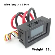 100V/20A 7in1 OLED Multifunction Tester Voltage Current Time Temperature Capacity Voltmeter Ammeter Electrical Parameter Meter