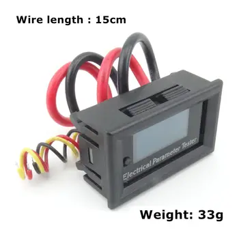 

100V/20A 7in1 OLED Multifunction Tester Voltage Current Time Temperature Capacity Voltmeter Ammeter Electrical Parameter Meter