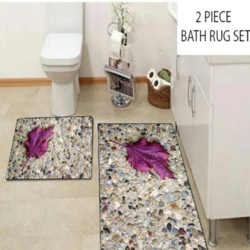 2 шт. Нескользящие коврики для ванной с рисунком|Коврики ванной| |