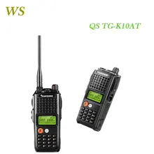 10 км UHF/VHF аудио Comunicador Портативный Walkie Talkier QuanSheng TG-K10AT FM двухстороннее радио