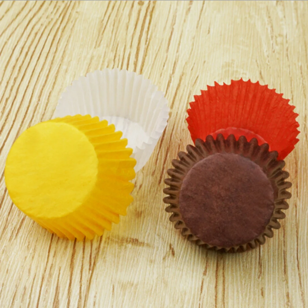 Buy MENGXIANG 480PCS pure color Cupcake Mold Corlorful