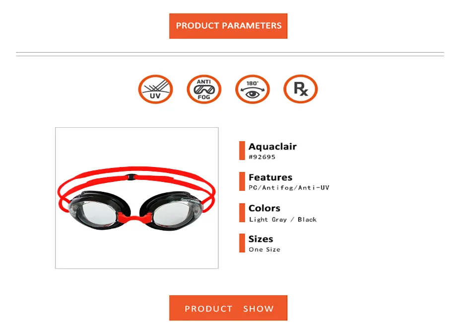 Barracuda Dr. B очки для плавания с близорукостью, запатентованные уплотнения с сотовой структурой, не протекающие для женщин и мужчин, очки#92695