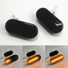 Для VW Bora Golf 3 4 Passat 3BG поло SB6 Leon Octavia динамический сигнал поворота светильник светодиодный боковина крыла маркер последовательным индикатор