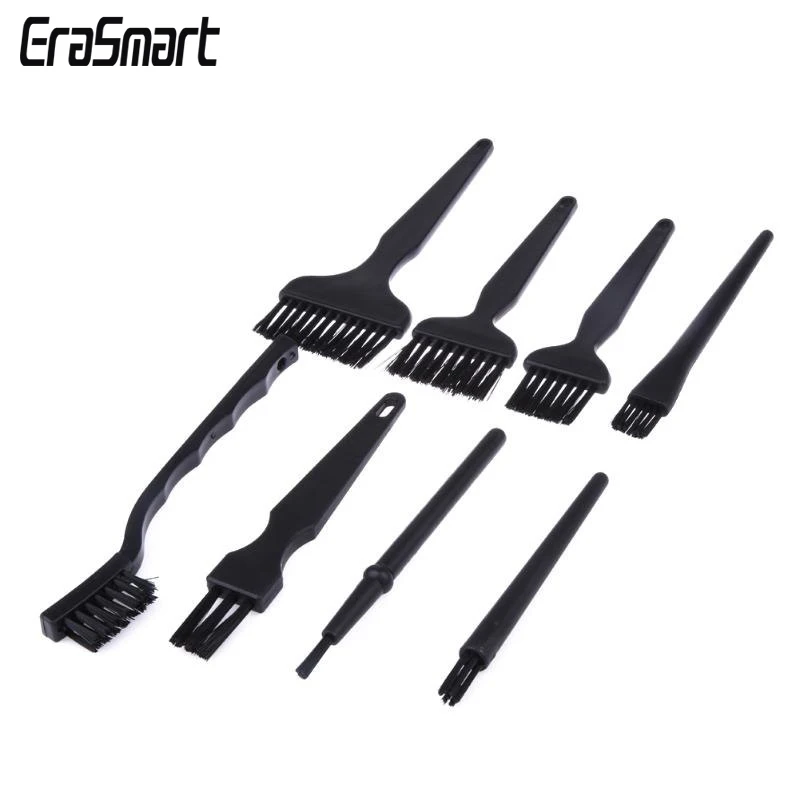 

8 in 1 Synthenic Fiber Details Cleaning Brush Tool Anti Static Brush For Mobile Phone Tablet PCB Repair Work
