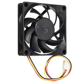 

High Quality 70*70*15mm DC 12V 3Pin Computer CPU Cooling Fan Desktop Computer CPU Case Cooling Cooler 7cm Silent Fan