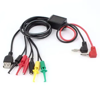 

UXCELL Test Clip Hook Probe Cable Banana Plug Phone Repair Usb Power Interface Lead