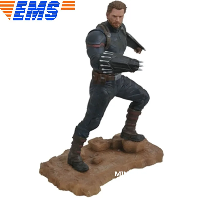 

Statue Avengers Infinity War Captain America Bust Shield Full-Length Portrait PVC Action Figure Collectible Model Toy Box D841