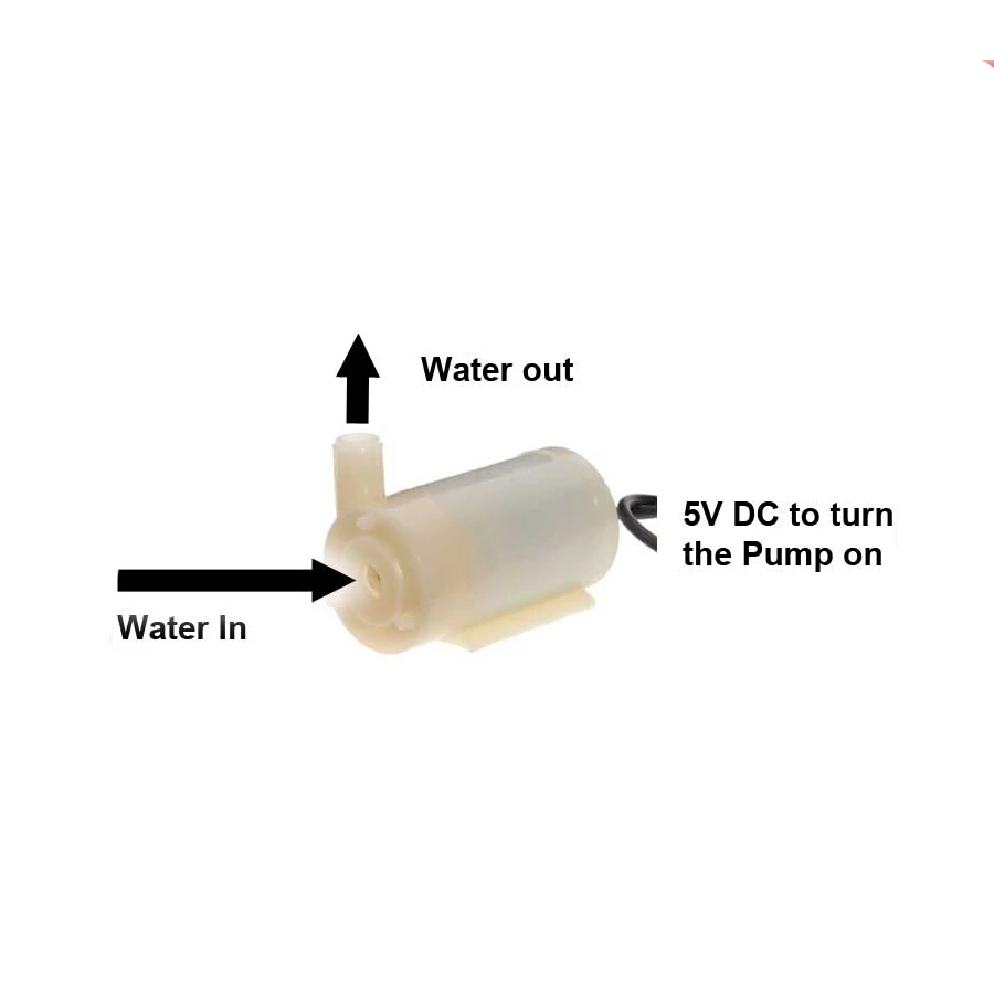 ShenzhenMaker мини погружной двигатель микро Фонтан Водяной насос 5 В(двигатель fuente agua