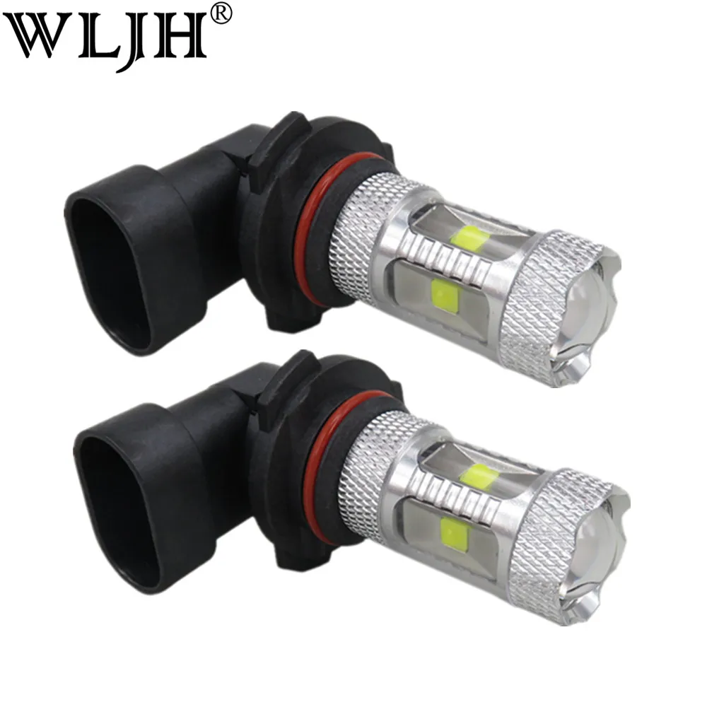 WLJH 2x 30W 9006 HB4 Led Bulb Automobiles External Lights DRL Driving Light Fog Lamp Bulbs