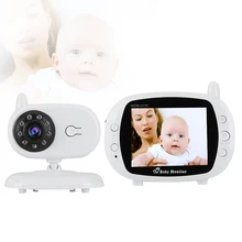 Babykam видео Детский Монитор радио няня с камерой 3," LCD ИК ночного видения видеодомофон 4 устройство контроля температуры малыша няня