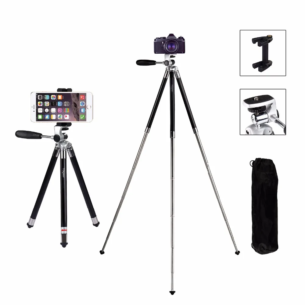 

Aluminum Mini Tripod for Phone with Clip Bluetooth Camera Stand for iPhone Xiaomi Huawei Smartphone Gopro Accessories