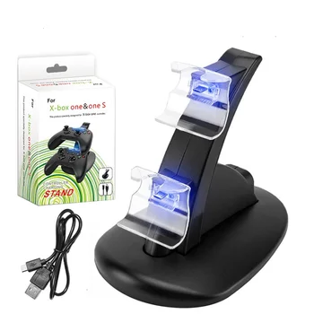 

FZQWEG USB Ports LED Light Charger For Microsoft Xbox One Gamepad Game Accessories With Retail Box