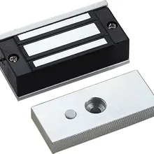 12 в 60 кг Электронный Электрический магнитный замок Безопасный DC EM Замки удерживающая сила Электромагнитный Мини M60 для доступа к двери