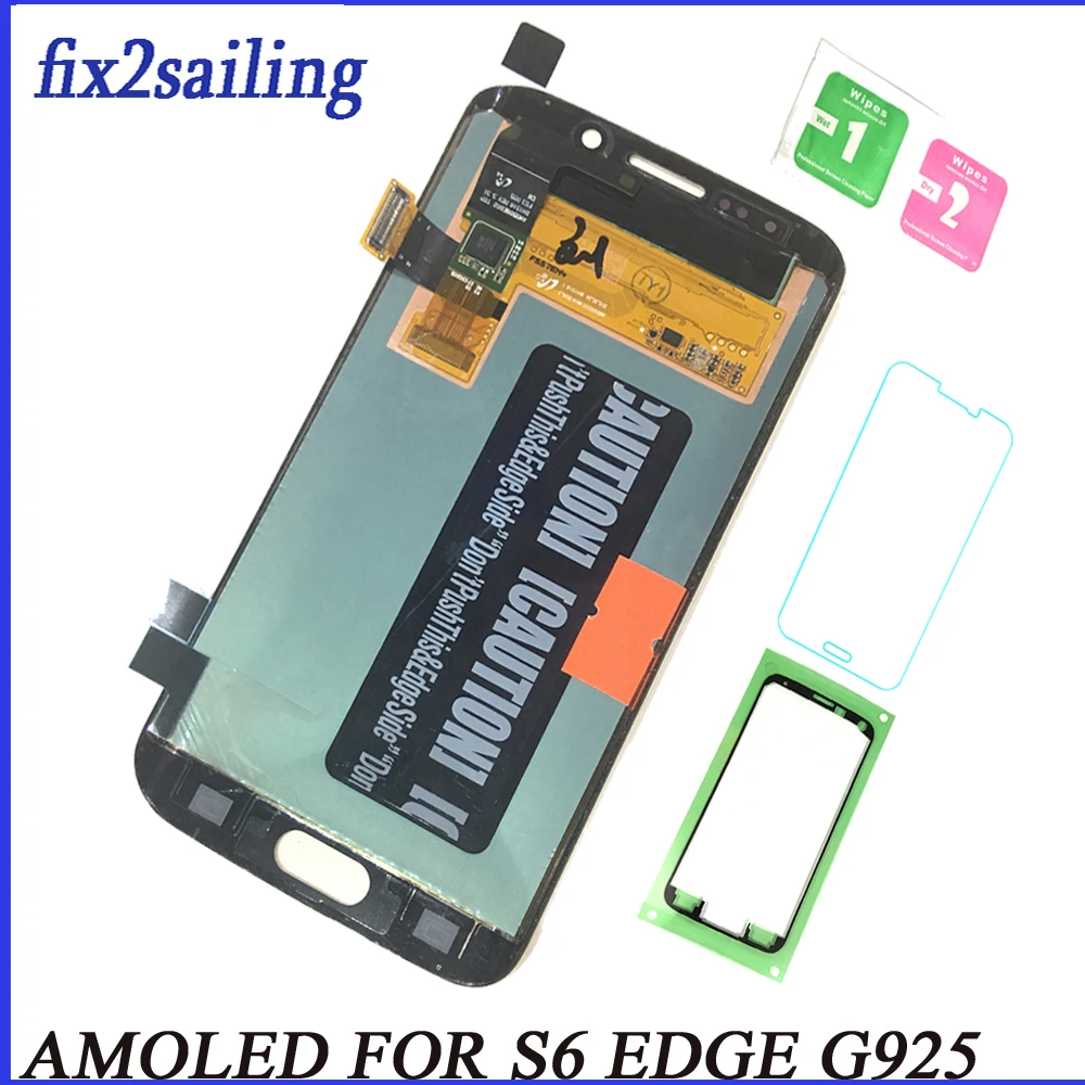 

For Samsung Galaxy S6 Edge LCD Display Touch Screen G925F G925A G925P pantalla replacement 100% Tested Working digitizer