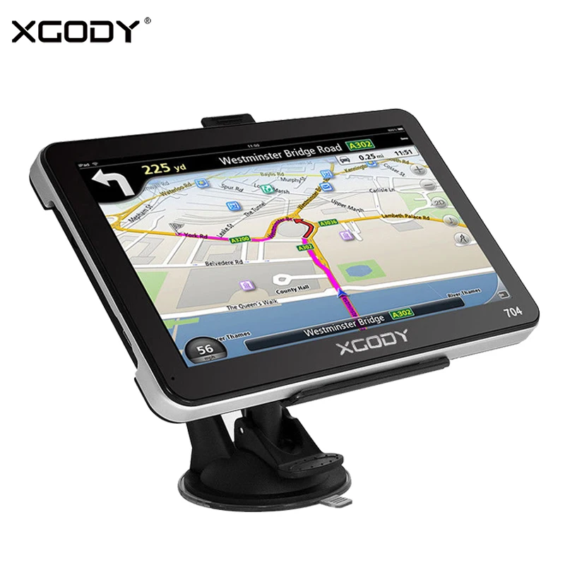 

XGODY 7" Car Truck GPS Navigation 128M+8GB Navigator GPS Bluetooth Reverse Camera Sat Nav Russia Navitel 2018 Europe AU Free Map