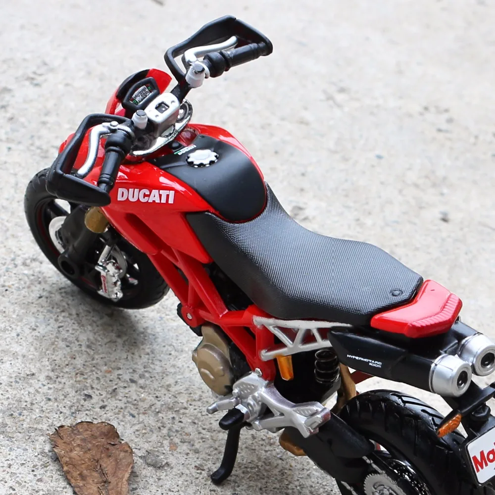 1:18 Модель Maisto DUCATI HYPERMOTARD мотоцикл гоночные автомобили мини мотоцикл модели автомобилей офисные игрушки подарки для детей