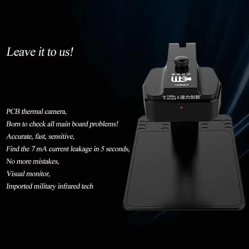 

PCB motherboard quick diagnostic repair with check board leak electricity 1080p camera 19200 heat camera TOOL PLUS brand 2018