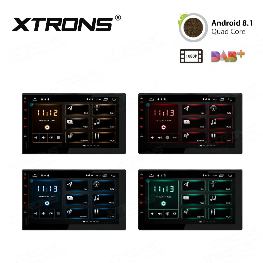 Top XTRONS 8" Android 8.1 Car Radio Player GPS RCA OBD No DVD for VW Volkswagen Golf Plus Passat CC Touran Tiguan Sharan for Skoda 1