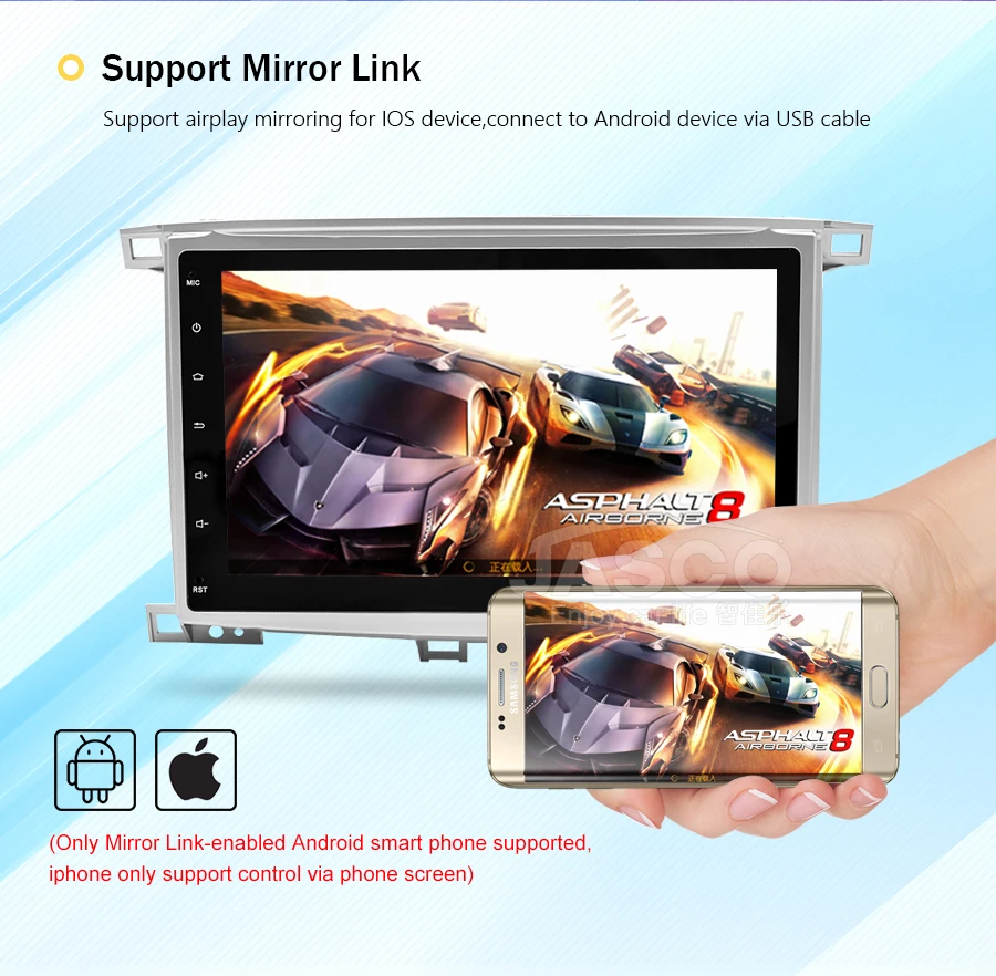 Discount Android 8.1 Car DVD Stereo Multimedia For Lexus LX470 Toyota Land Cruiser100/LC100 Auto Radio GPS Glonass Navigation 2G ROM 11