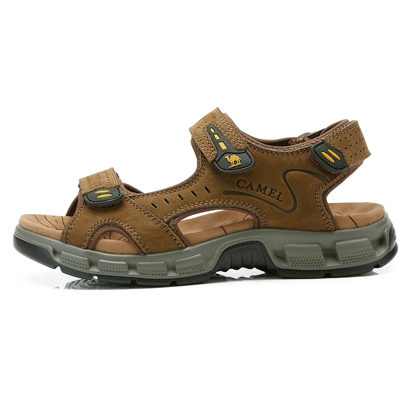 CAMEL Summer New Men's Sandals Beach Shoes Trend Genuine Leather Outdoor Breathable Men's Casual Shoes sandalias hombre CAMEL Summer New Men's Sandals Beach Shoes Trend Genuine Leather Outdoor Breathable Men's Casual Shoes sandalias hombre