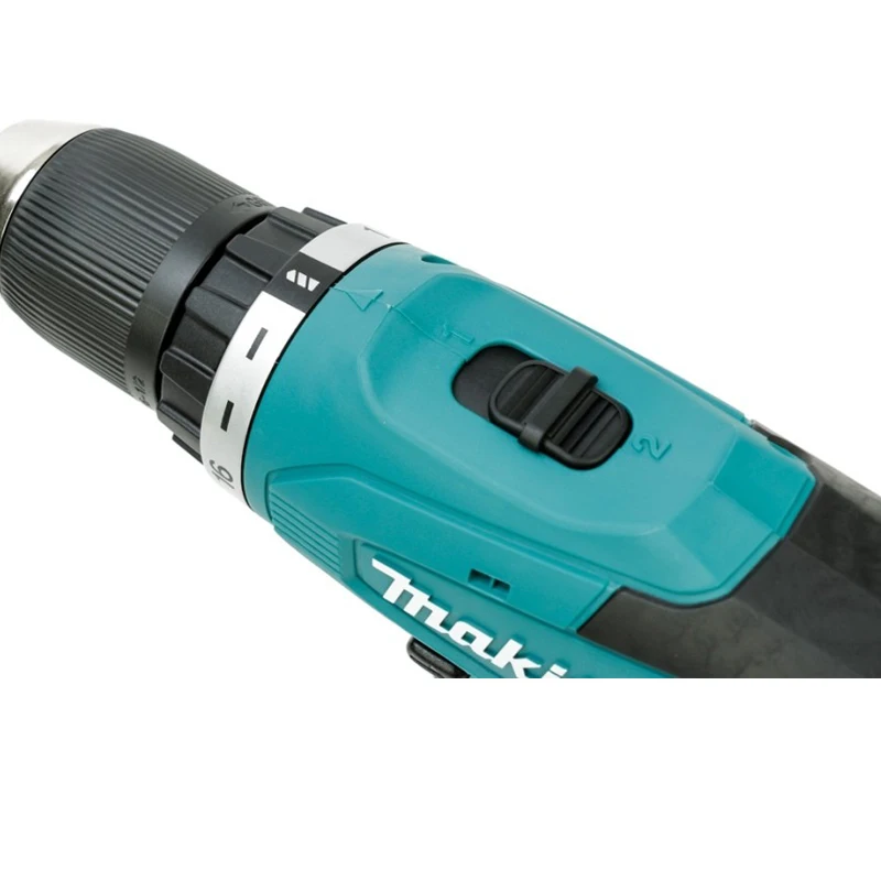 Дрель-шуруповерт аккумуляторная Makita DF457DWE (2 скорости, реверс, пластиковый кейс)
