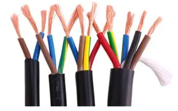 

1 meter 17/5 17/10 AWG Wire 1mm2 Copper Core Conductor Electric RVV Cable Black 1 meter