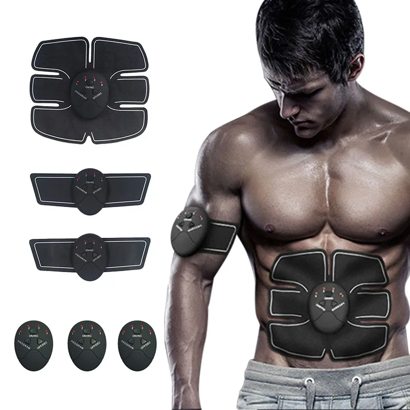 AY EMS ABS Muscle Stimulator Ultimate Abdominal Muscle Stimulator Belt Smart Electronic Portable Muscle Trainer for Men Women Body Building