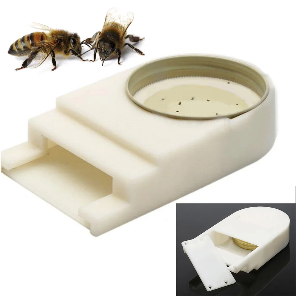 New Portable Plastic Bee Entrance Water Feeder Mayitr Beehive Honey Bee