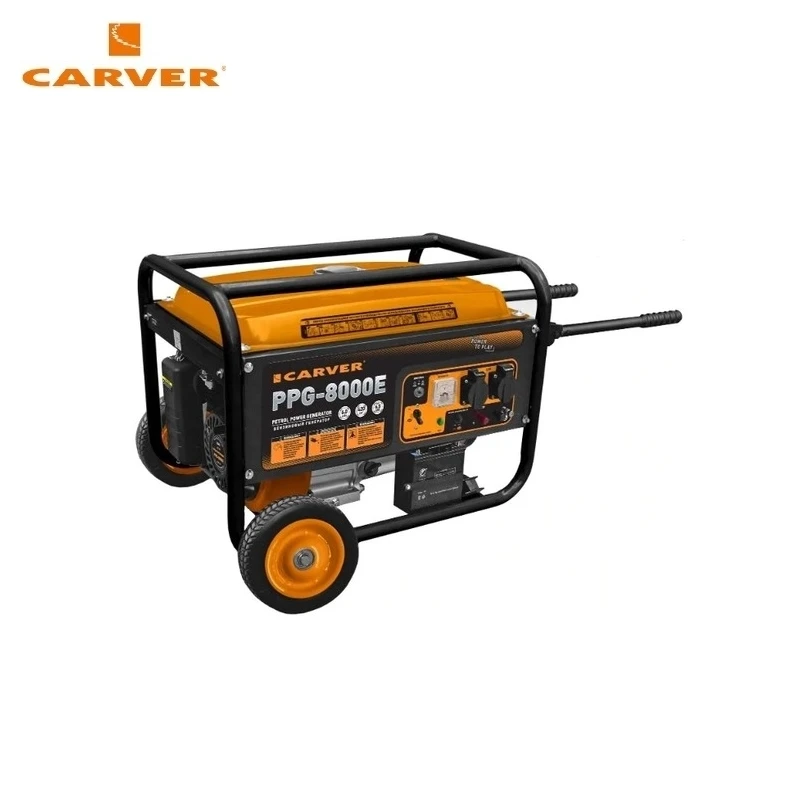 Бензиновый генератор CARVER PPG-8000E