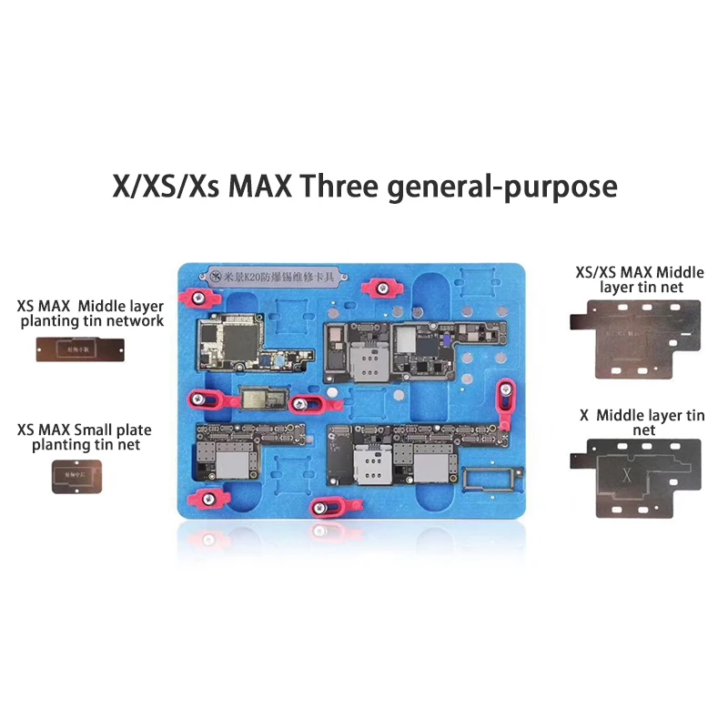 Mijing K20 On-Positioning Multi-function Fixture for iPhone XXSXS Max Motherboard PCB Explosion-proof Repairing Fixture tools (3)