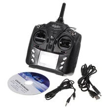 Walkera Devo 7E 7CH передатчик Радио режим управления 2 Левая рука дроссельной заслонки USB кабель аудио линия без приемника для радиоуправляемого вертолета