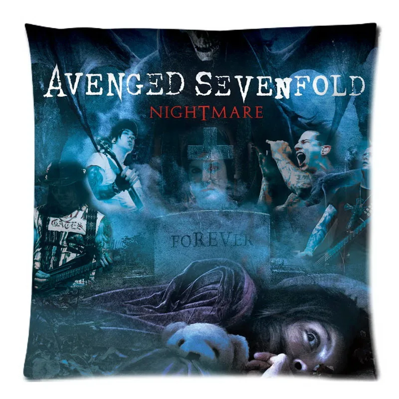 

Avenged Sevenfold Nightmare Cushion Cover Home Car Decorative throw pillows Case New Arrival Custom Polyester Almofada Cover