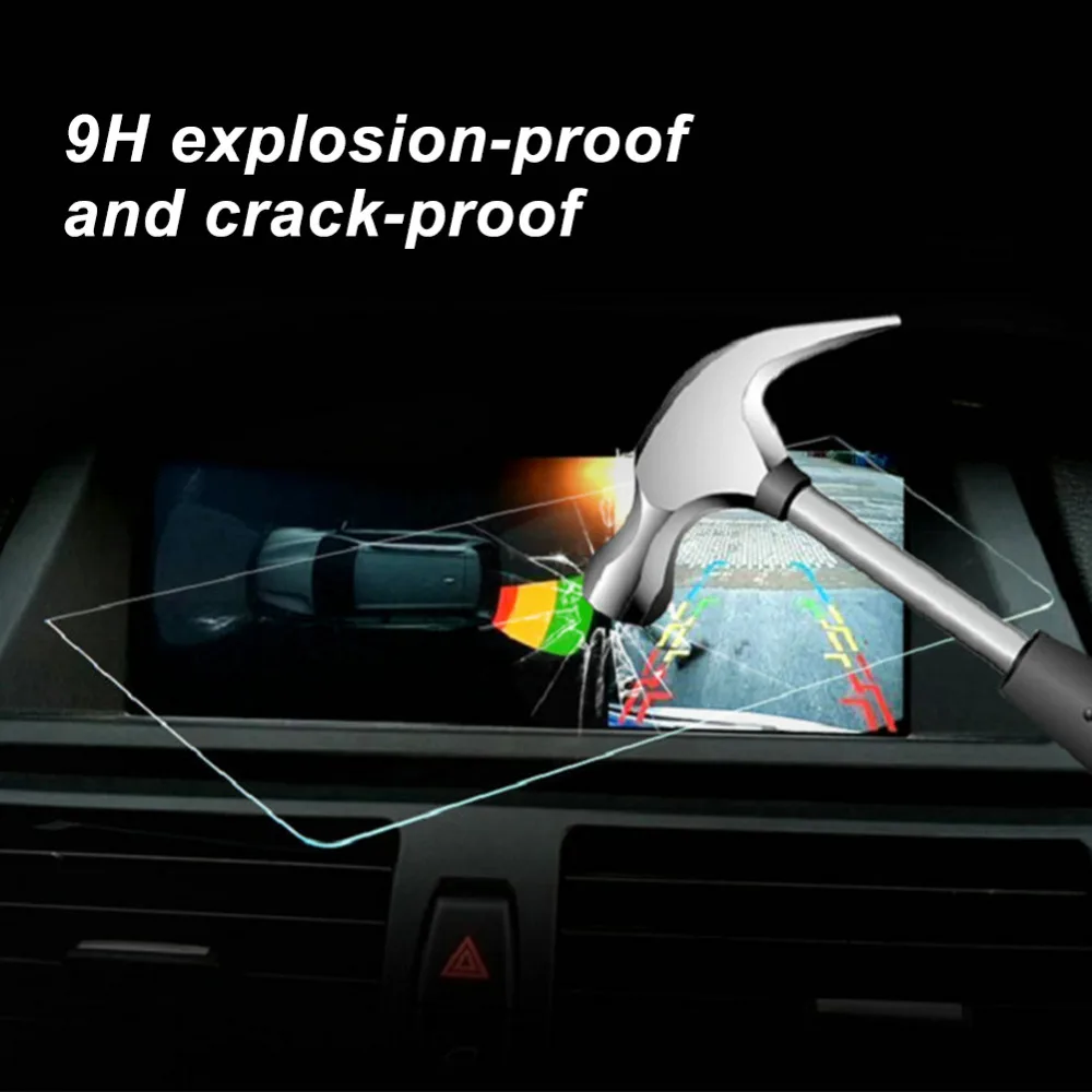 

7 Inch Tempered Glass Guard Protector Display Screen Cover Car Navigator Sticker GPS Protective Film Clear For 18 Camry