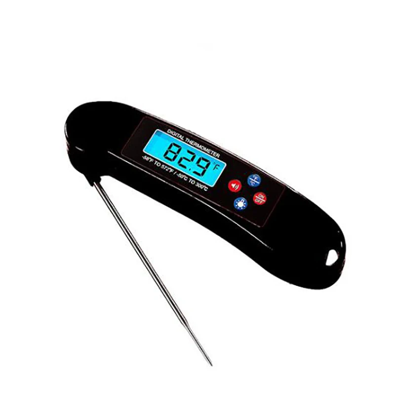 

Foldable Voice Talking Digital Food Thermometer Probe Temperature Kitchen Cooking BBQ Meat Turkey Jams