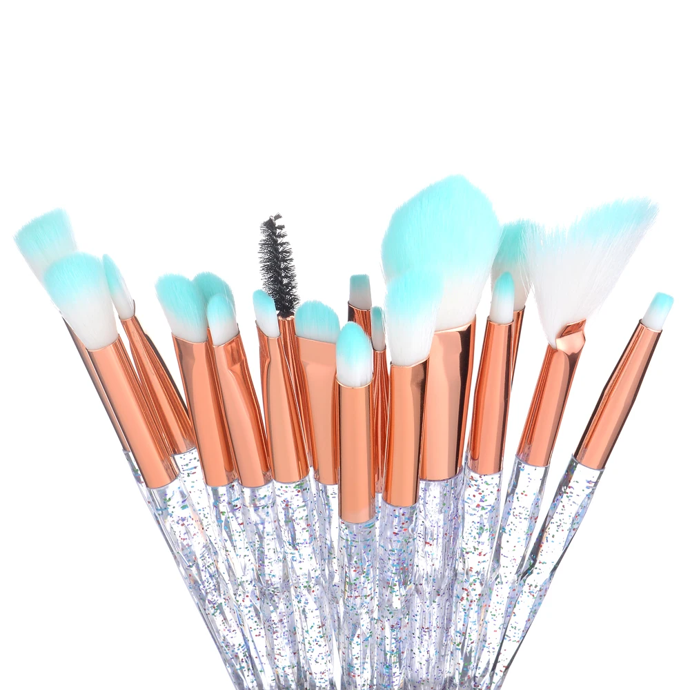 FLD 20Pcs Professional Eyelash Makeup Brushes Set Eye 12 11