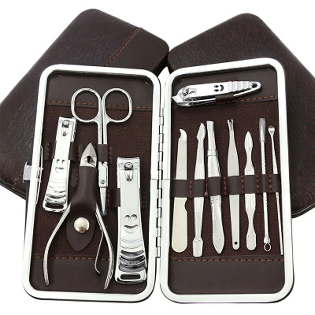 12PCS/Set Nail Tools Kit Manicure Accessory Set Cosmetic Makeup Tool
