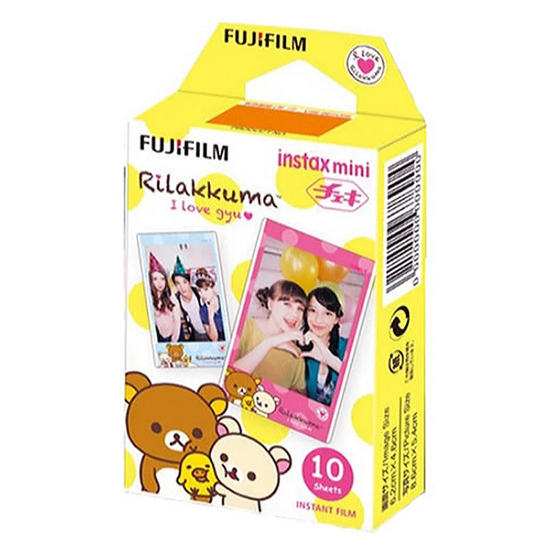 Fujifilm Instax Mini Rilakkuma I Love Gyu Instant 10 пленка для Fuji 7s 8 + 9 25 50s 70 90 300 SP 1 2 принтера|instax mini|fujifilm