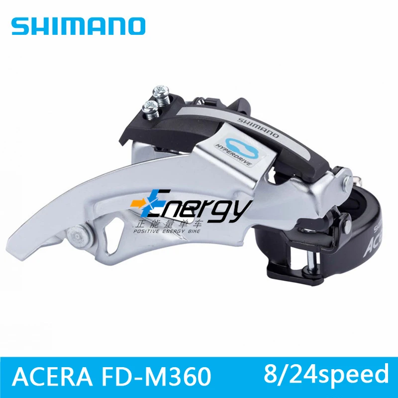 شيمانو acera fd m360 3x7 ثانية 3x8 ثانية سرعة الجبهة derailleur mtb دراجة دراجة أجزاء شحن مجاني