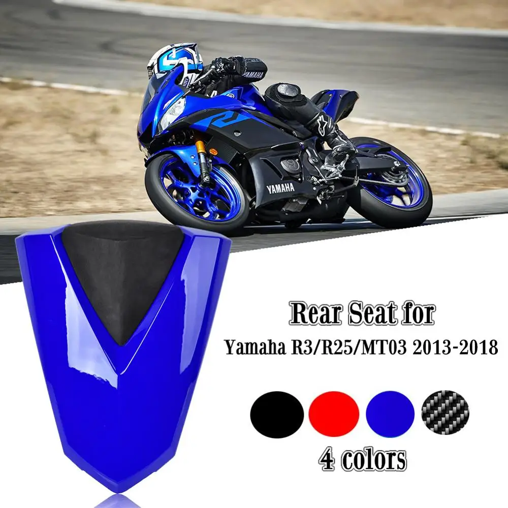 Хомута для Yamaha MT03 YZF R3 R25 сзади пассажирских жесткий чехол для сиденья MT 03 YZFR25 YZFR3 Запчасти 2013