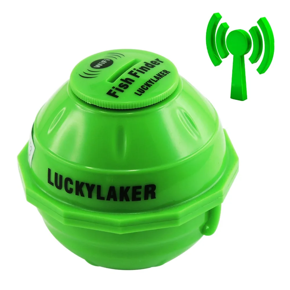 

LUCKY Wireless WIFI Fish Finder Portable 45M Depth & 50M Wifi Extender w/ 70M Wifi Range Color Indicator Amateur & Professional